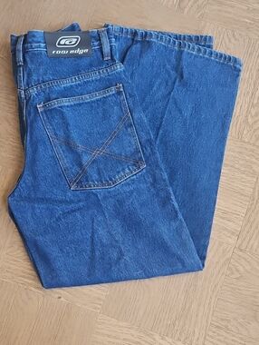 Relaxed Fit Men's Blue Denim Jeans